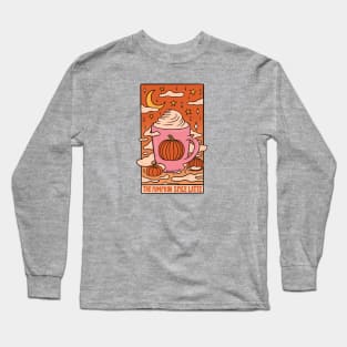 Pumpkin Spice Tarot Card Long Sleeve T-Shirt